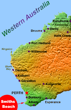 Map: Western Australia